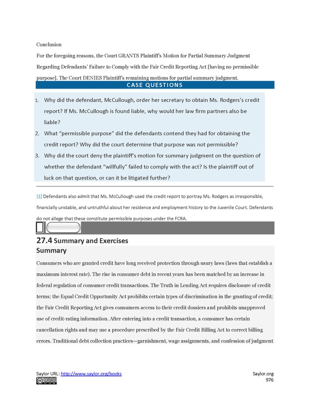 Business Law and the Legal Environment - Page 976